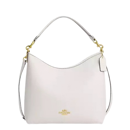 Coach Women's Laurel Large Shoulder Bag Gold/Chalk