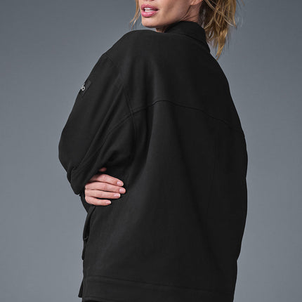 alo Women's Unisex One Up Jacket - Black