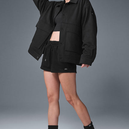 alo Women's Unisex One Up Jacket - Black