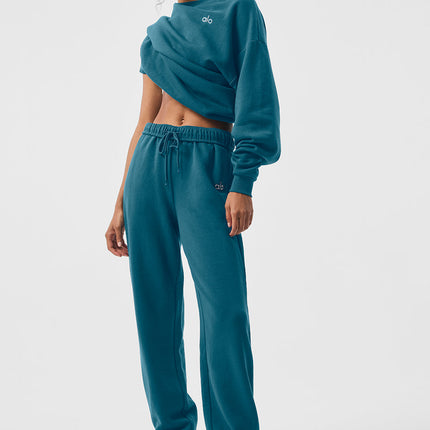 alo Women's Accolade Sweatpant - Oceanic Teal
