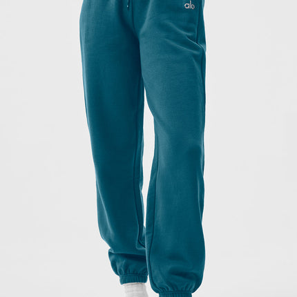 alo Women's Accolade Sweatpant - Oceanic Teal