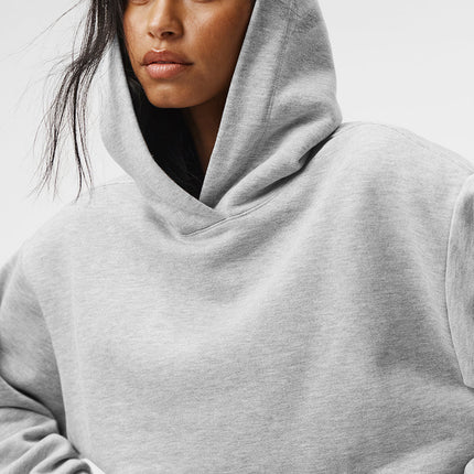 alo Women's Bae Hoodie - Athletic Heather Grey