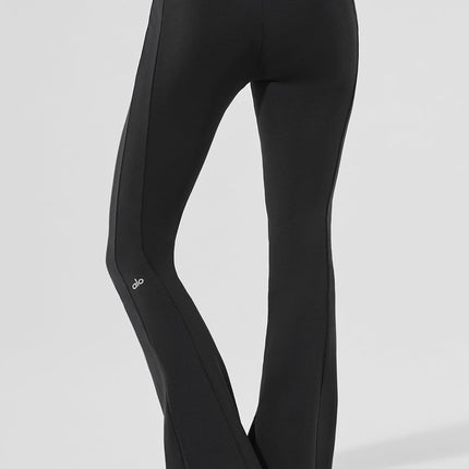 alo Women's High-Waist Zip It Flare Legging - Black
