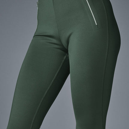 alo Women's High-Waist Thrill Seeker Legging - Dark Cactus