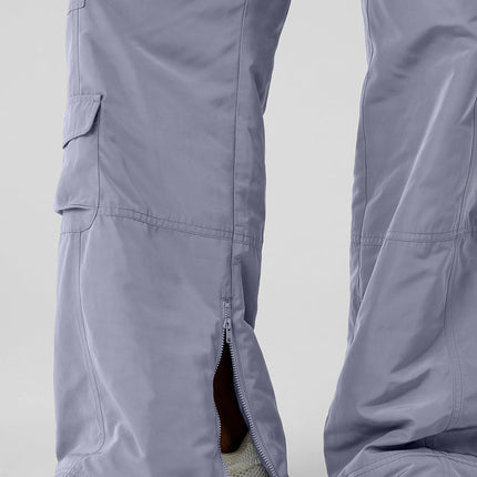 alo Women's High-Waist Ski-Moto Puffer Pant - Fog