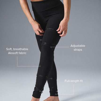 alo Women's Alosoft High-Waist Spotlight Legging - Black