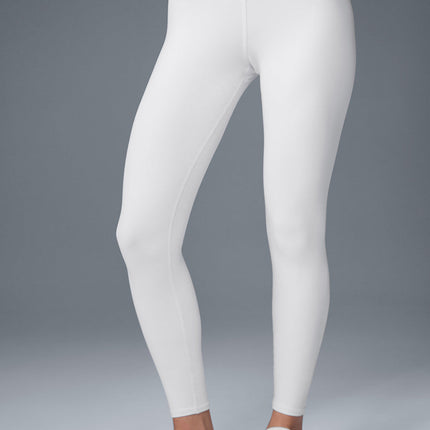alo Women's 7/8 High-Waist Airbrush Legging - White