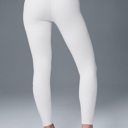 alo Women's 7/8 High-Waist Airbrush Legging - White
