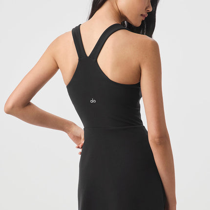 alo Women's Airbrush Real Dress - Black