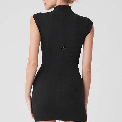alo Women's Run It Back Dress - Black