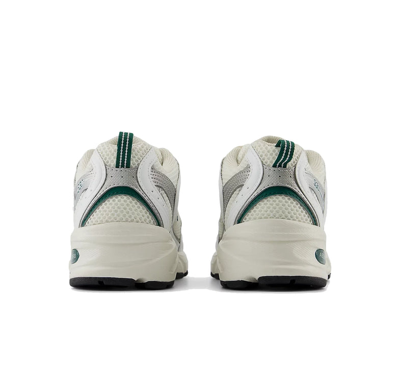 New Balance 530 Sea Salt with White and Marsh Green MR530SX