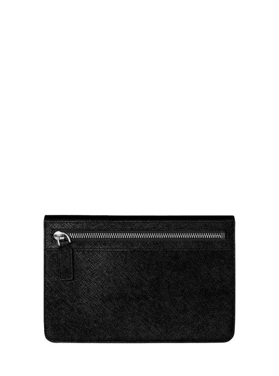 Michael Kors Men Rivington Large Saffiano Leather Wallet Black