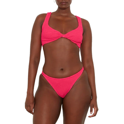 HUNZA G Women's Juno Bikini Hot Pink