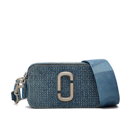 Marc Jacobs Women's The Crystal Denim Snapshot Blue