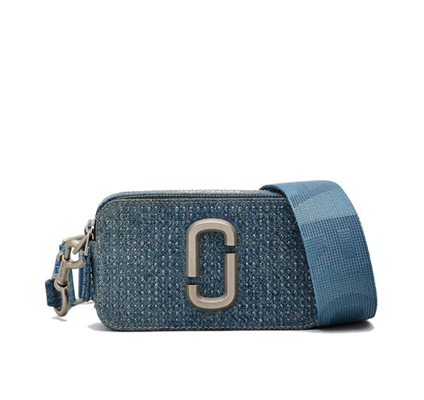 Marc Jacobs Women's The Crystal Denim Snapshot Blue