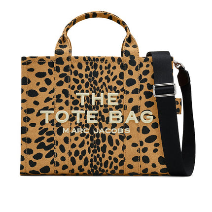 Marc Jacobs Women's The Cheetah Canvas Medium Tote Bag Animal Print