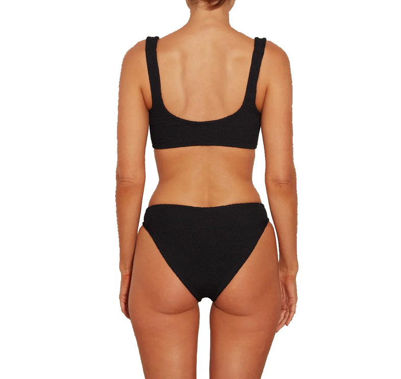 HUNZA G Women's Bonnie Bikini Black