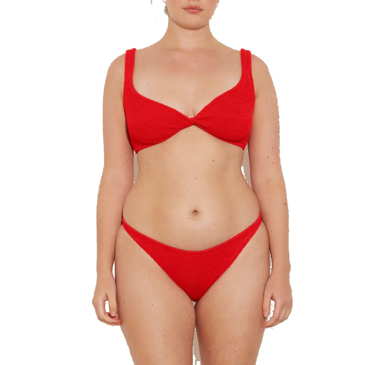 HUNZA G Women's Juno Bikini Red