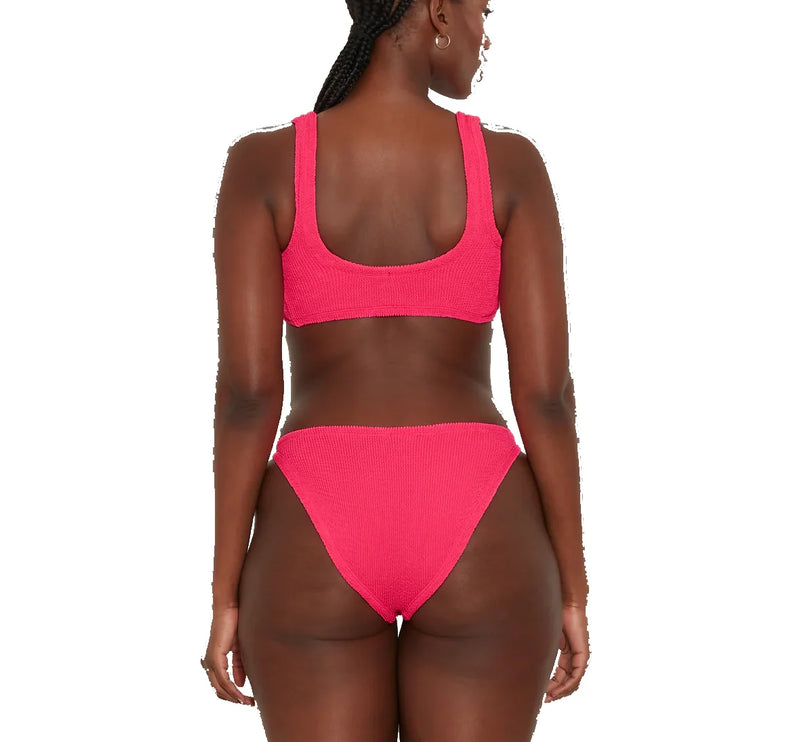 HUNZA G Women's Juno Bikini Hot Pink