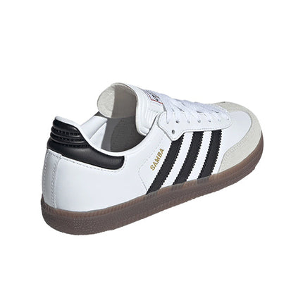 Adidas Big Kid's Samba J Cloud White/Core Black/Gum IF1944 - Special Price