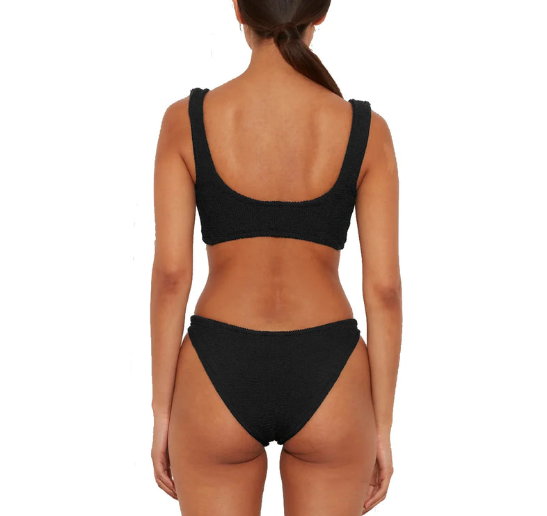 HUNZA G Women's Juno Bikini Black