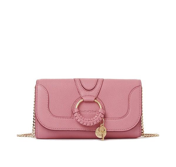 See By Chloé Women's Hana Chain Wallet Pushy Pink