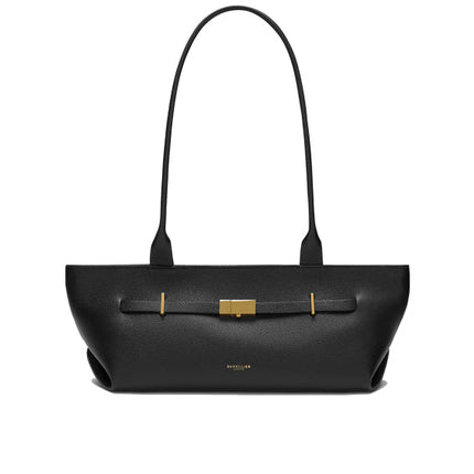 DeMellier London Women's The New York Shoulder Black Small Grain