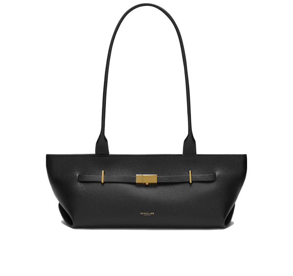 DeMellier London Women's The New York Shoulder Black Small Grain