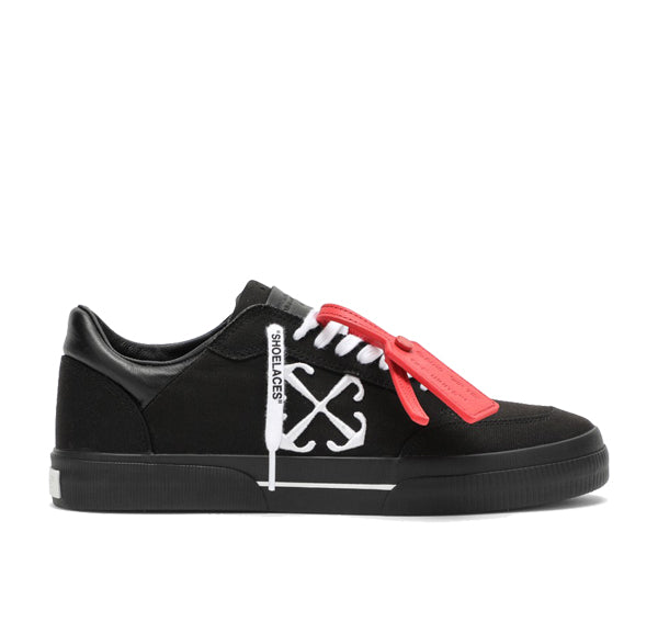 Off White Men's Low Vulcanized Sneakers Black 1001