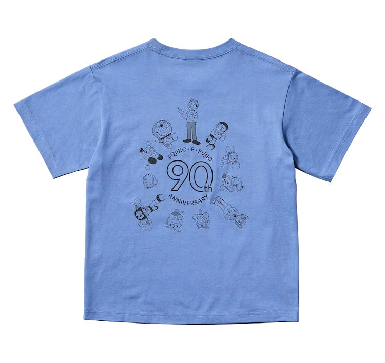 Uniqlo Kid's Fujiko-F-Fujio 90th UT Short Sleeve T-Shirt 63 Blue