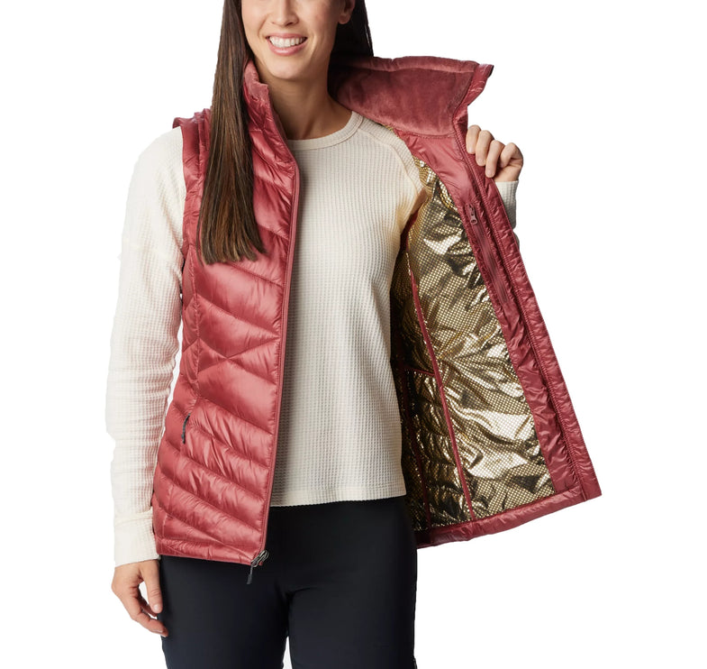 Columbia Women's Joy Peak Insulated Vest Night Wave Beetroot