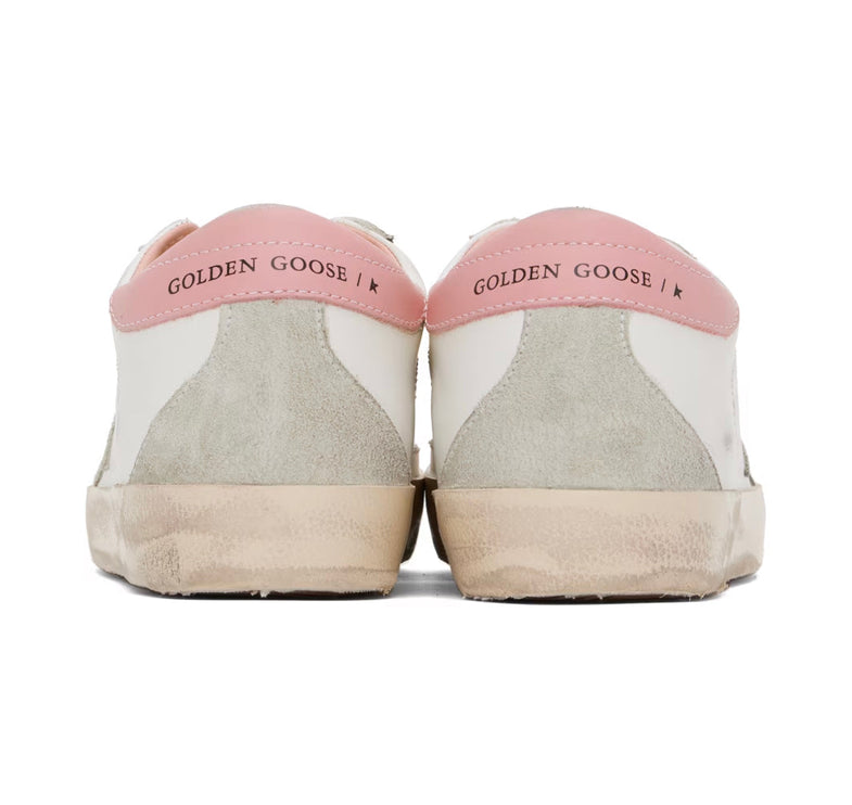 Golden Goose Women's Super Star Sneakers White/Grey/Pink