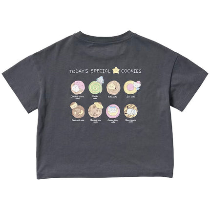 Uniqlo Kid's Chiikawa x Sanrio Characters Sweets Collection Short Sleeve UT 08 Dark Gray