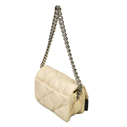 Marc Jacobs Women's Small Quilted Pillow Bag Marshmallow