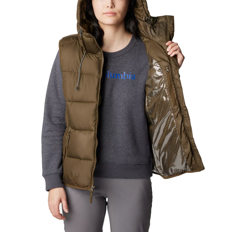 Columbia Women's Pike Lake II Insulated Vest Olive Green