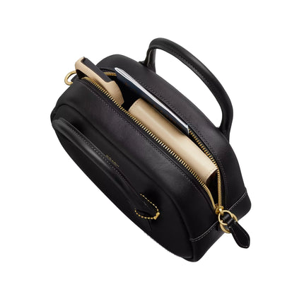 Coach Women's Borough Bowling Bag Brass/Black