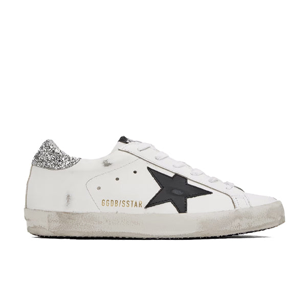 Golden Goose Women's Super Star Sneakers White/Black/Shine