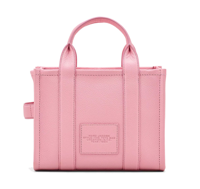 Marc Jacobs Women's The Leather Small Tote Bag Ribbon Pink