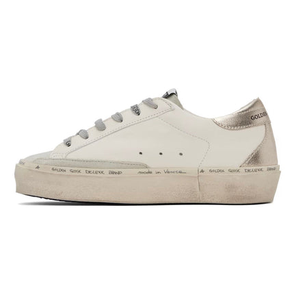 Golden Goose Women's Hi Star Sneakers White/Ice/Silver