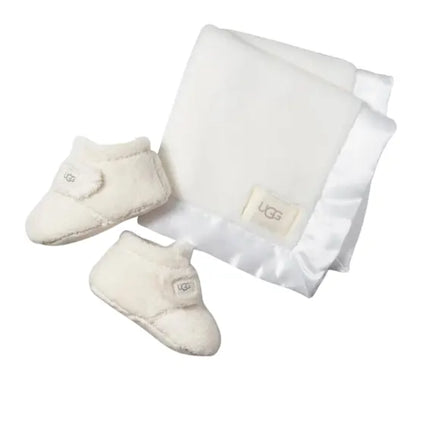 UGG Baby Bixbee Bootie And Lovey Blanket Vanilla