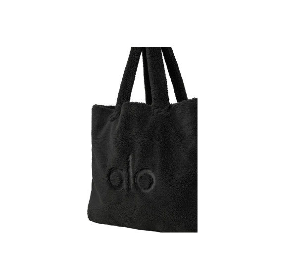 Alo Yoga Women's Foxy Sherpa Tote Black