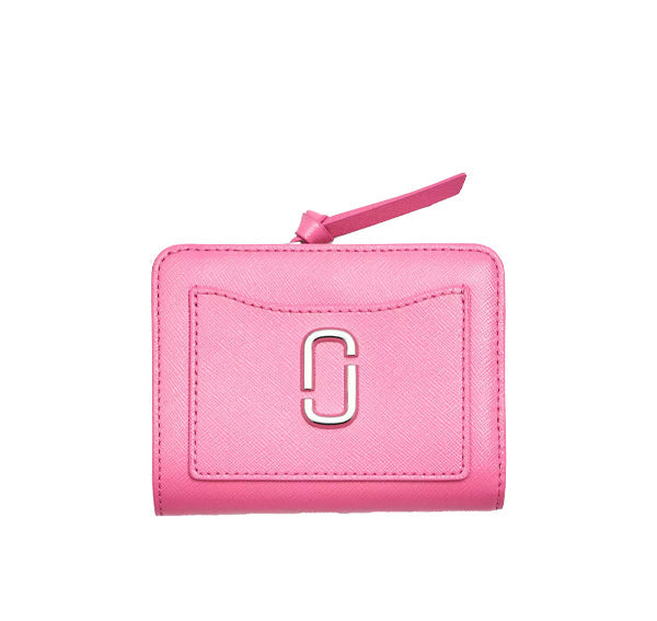 Marc Jacobs Women's The Utility Snapshot Mini Compact Wallet Petal Pink