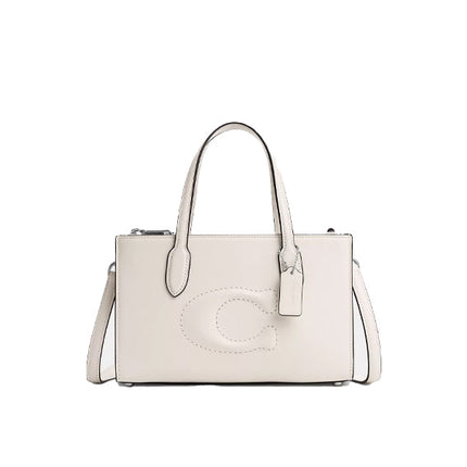 Coach Women's Nina Small Tote Silver/Chalk