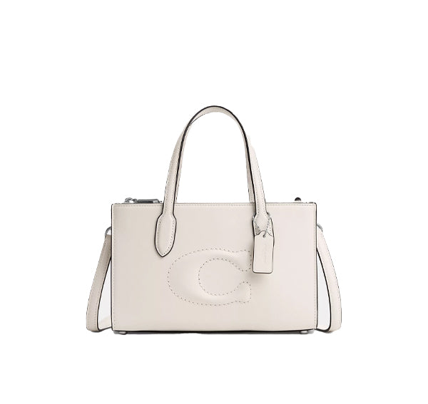 Coach Women's Nina Small Tote Silver/Chalk