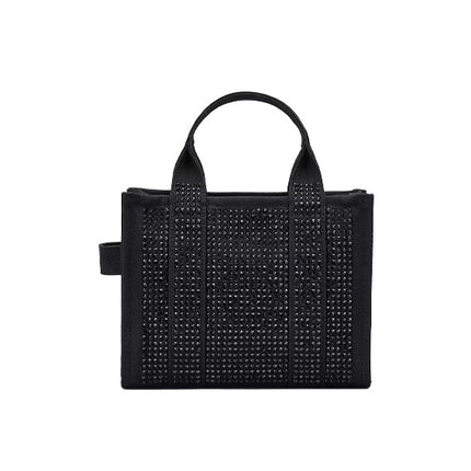 Marc Jacobs Women's The Crystal Canvas Small Tote Bag Black Crystal