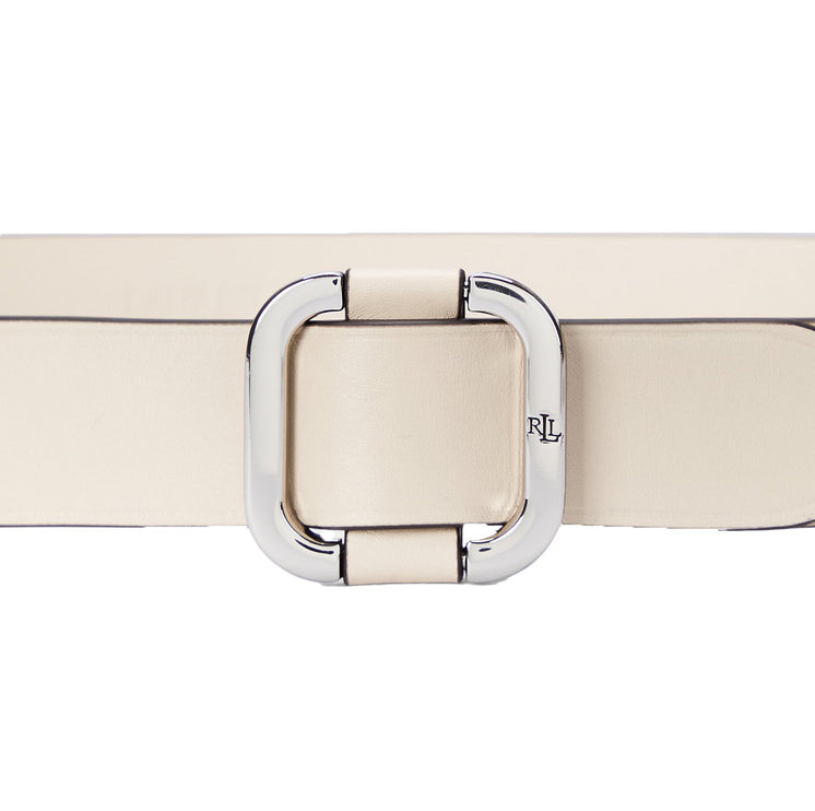 Polo Ralph Lauren Women's Slide Buckle Leather Belt Explorer Sand