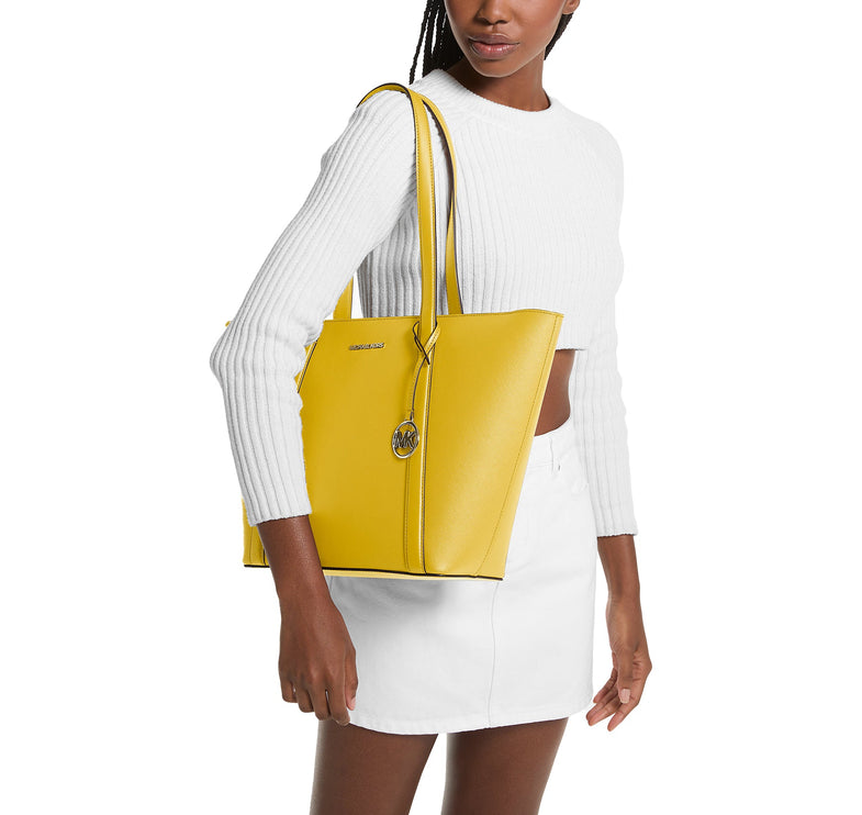 Michael Kors Women's Pratt Large Tote Bag Golden Yellow