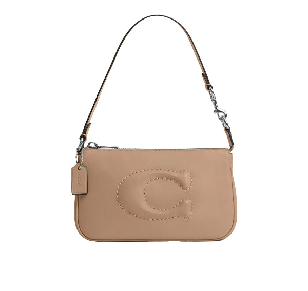 Coach Women's Nolita 19 Silver/Taupe - Ready to Ship