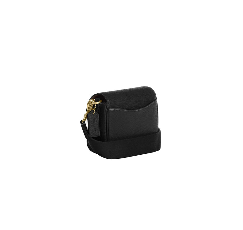 Coach Women's Amelia Small Saddle Bag Gold/Black