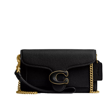 Coach Women's Tabby Crossbody Wristlet Brass/Black